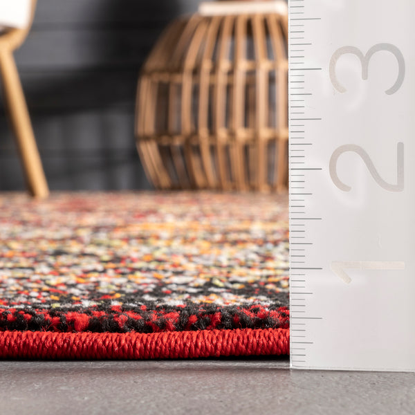 Nuloom Indoor/Outdoor Transitional Medieval Randy Area Rug Red