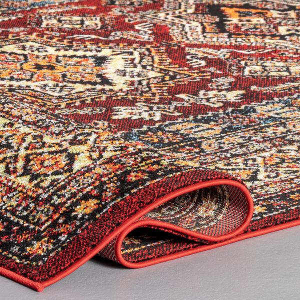 Nuloom Indoor/Outdoor Transitional Medieval Randy Area Rug Red