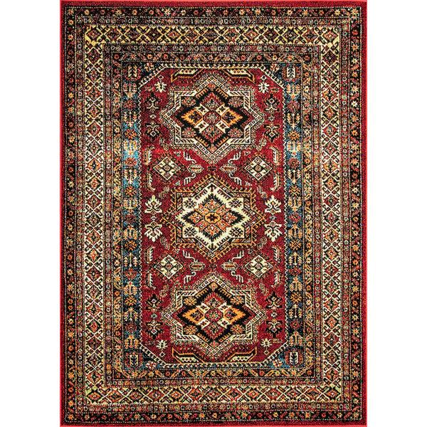nuloom Indoor/Outdoor Transitional Medieval Randy Area Rug Red