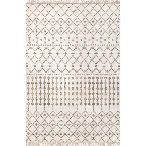 nuloom Indoor/Outdoor Trellis Rosalie Area Rug Beige