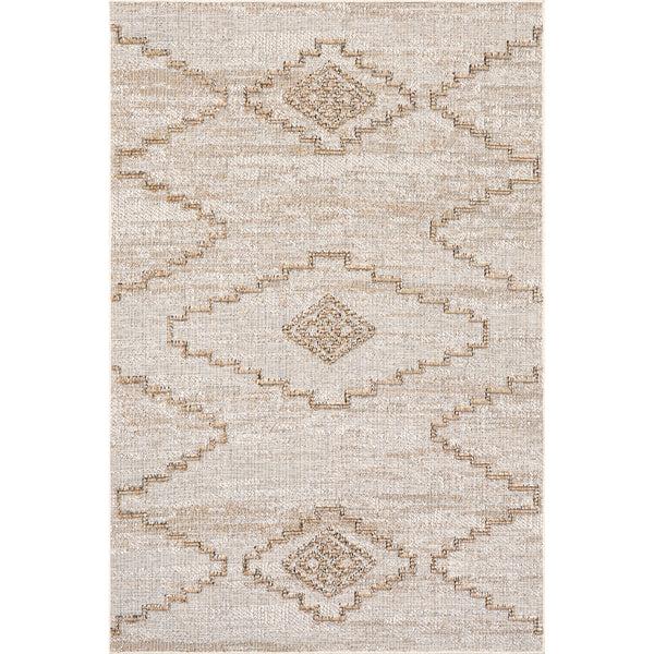 nuloom Izetta Southwestern High-Low Indoor/Outdoor Area Rug Beige