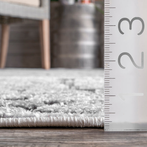 Nuloom Jaycee Textured Stone Indoor/Outdoor Area Rug Grey