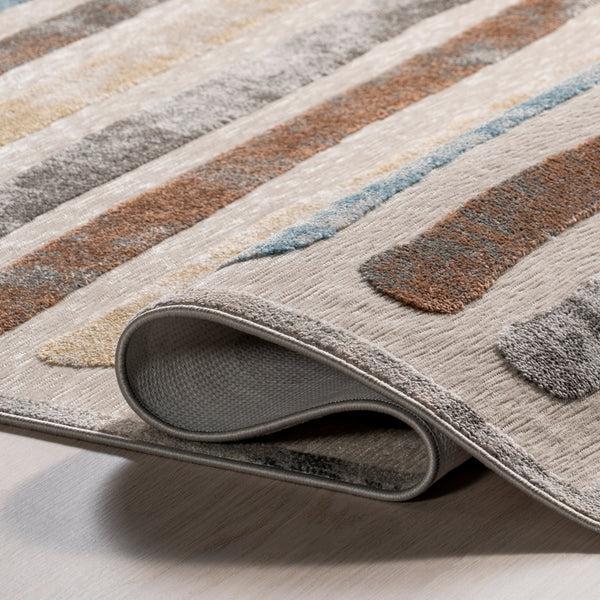 Nuloom Jenae Multi Striped Machine Washable Area Rug Multi