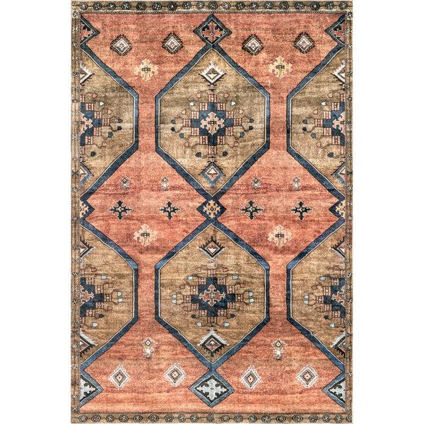 nuloom Judy Traditional Persian Machine Washable Area Rug Rust