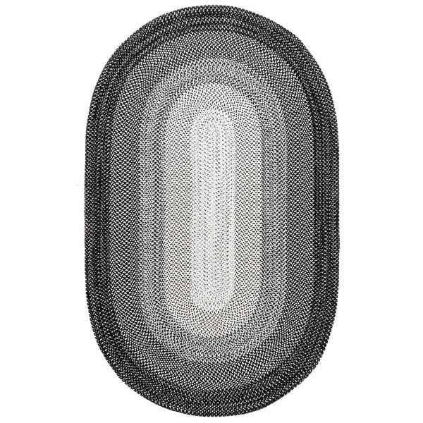 nuloom Juliana Ombre Braided Indoor/Outdoor Area Rug Black