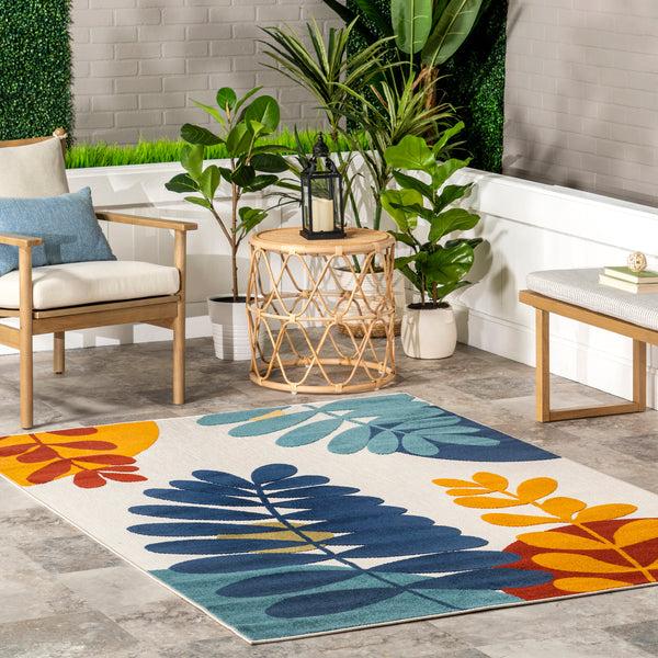 Nuloom Julissa Colorful Floral Indoor/Outdoor Area Rug Multicolor