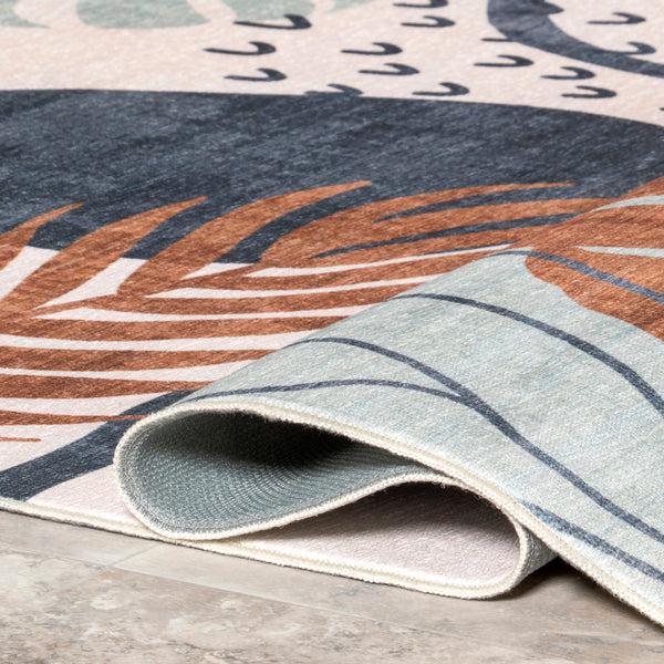 Nuloom Kena Tropical Machine Washable Indoor/Outdoor Area Rug Multicolor