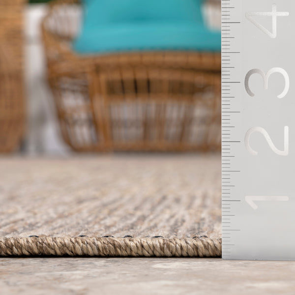 Nuloom Lakelyn Modern Geometric Indoor/Outdoor Area Rug Gray