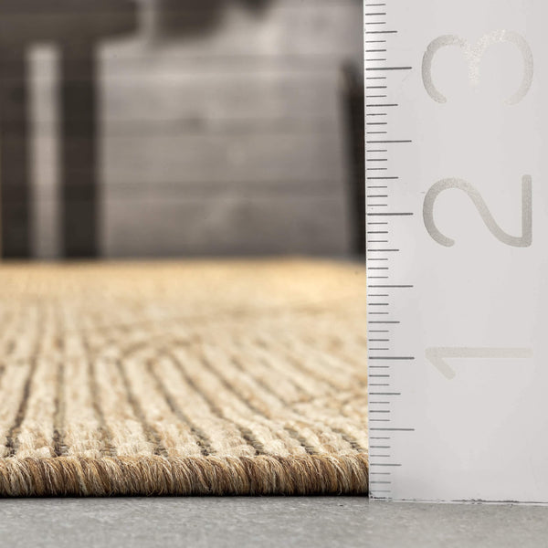 Nuloom Latia Double Diamond Indoor/Outdoor Area Rug Beige