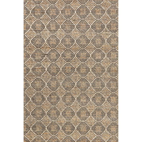 nuloom Leanne Geometric Jute and Wool Area Rug Natural