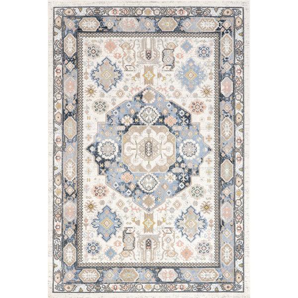 nuloom Lesia Persian Medallion Machine Washable Area Rug Beige