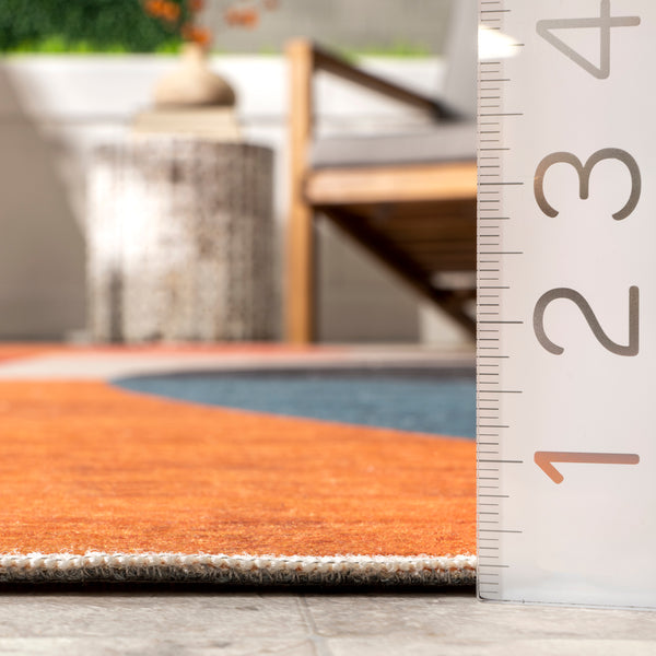 Nuloom Lizzy Modern Machine Washable Indoor/Outdoor Area Rug Multicolor