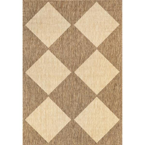nuloom Loretta Transitional Diamond Indoor/Outdoor Area Rug Beige