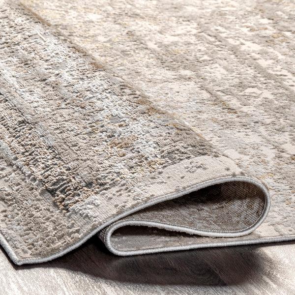 Nuloom Lucille Faded Vintage Medallion Area Rug Beige