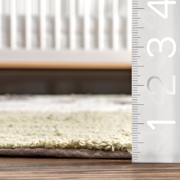 Nuloom Lumi Tiger Kids Machine Washable Area Rug Ivory