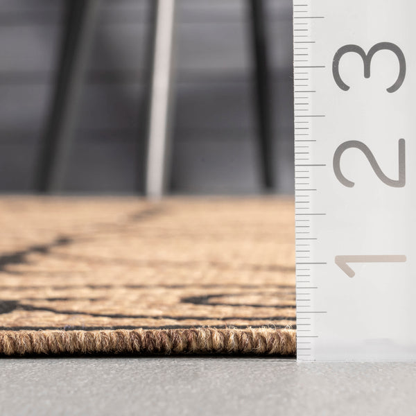 Nuloom Machine Made Kathleen Indoor/Outdoor Area Rug Brown