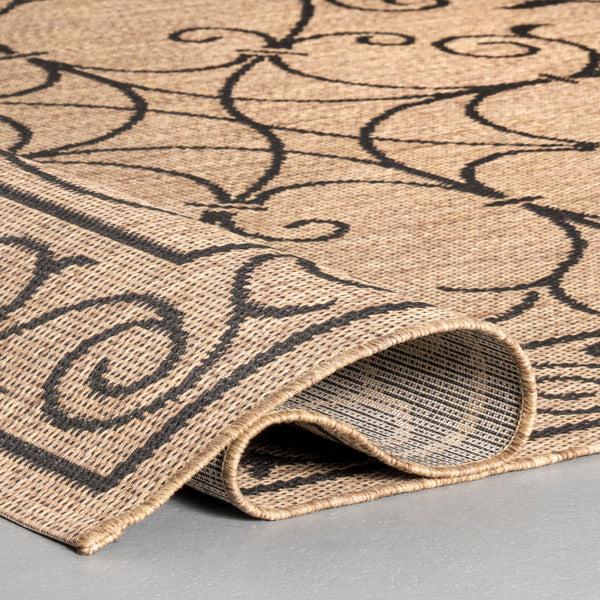 Nuloom Machine Made Kathleen Indoor/Outdoor Area Rug Brown