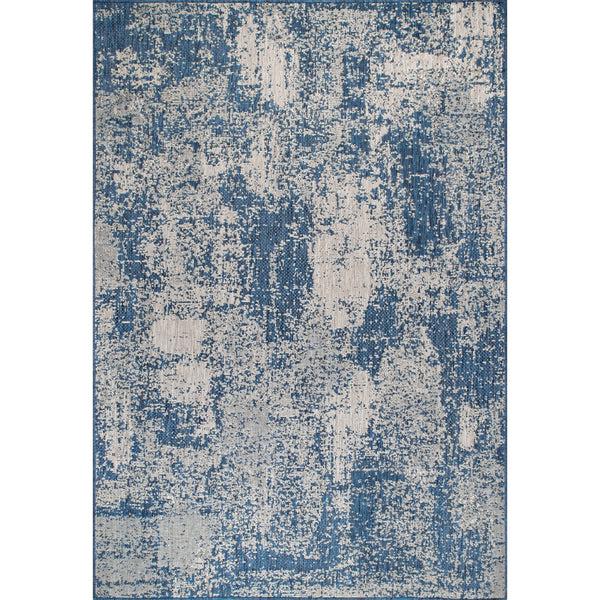 nuloom Maeve Mottled Abstract Indoor/Outdoor Area Rug Blue