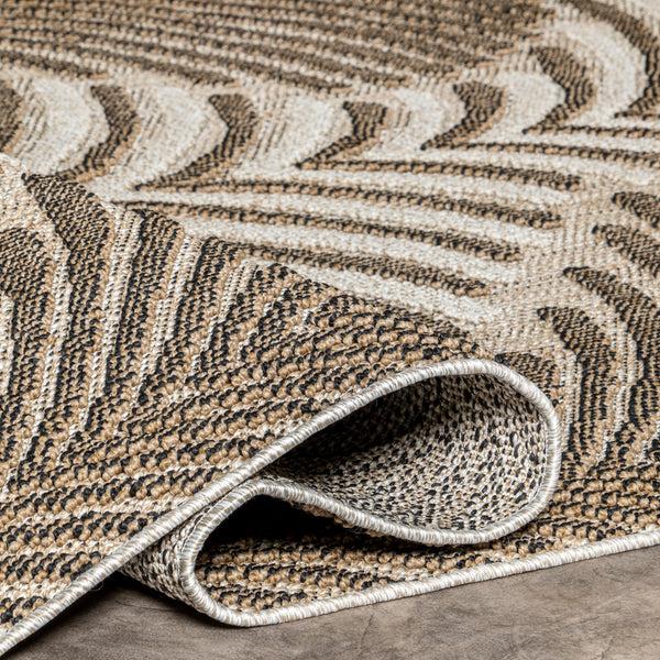 Nuloom Mandie Modern Zebra Indoor/Outdoor Area Rug Beige