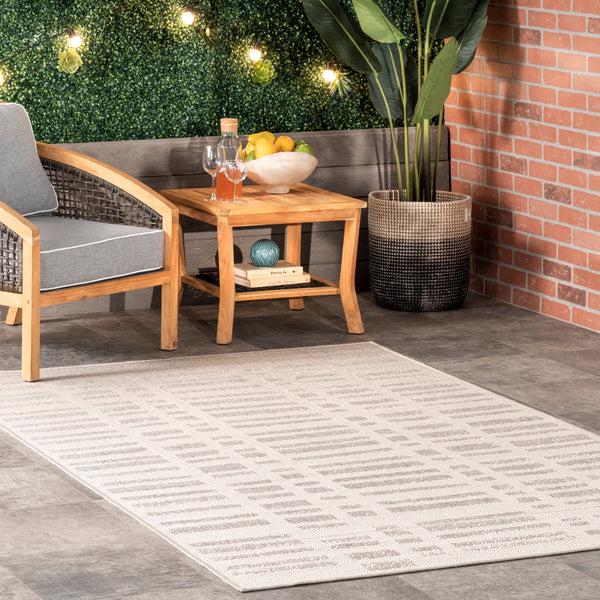 Nuloom Marin Contemporary Indoor/Outdoor Area Rug Beige
