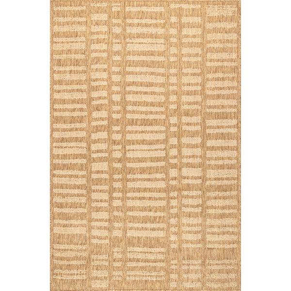 nuloom Marin Contemporary Indoor/Outdoor Area Rug Beige