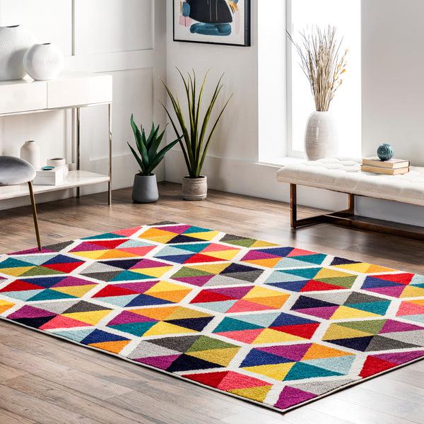 Nuloom Maris Colorful Geometric Tiles Area Rug Multi