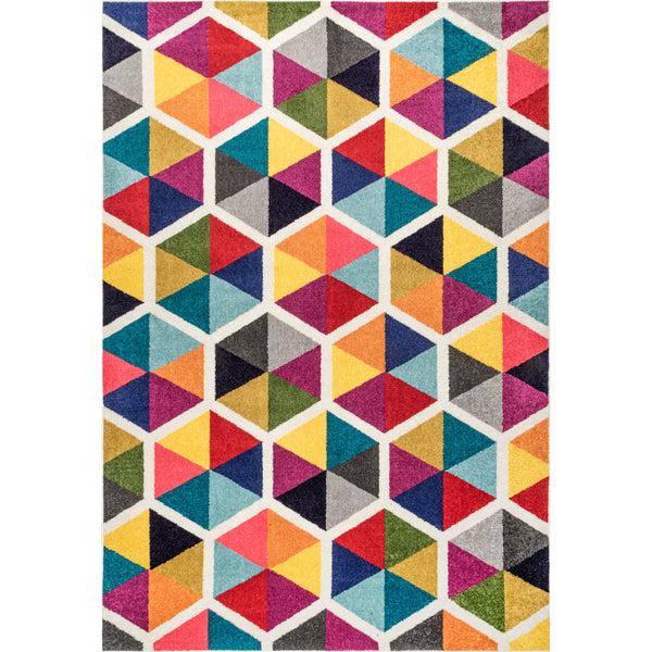 nuloom Maris Colorful Geometric Tiles Area Rug Multi