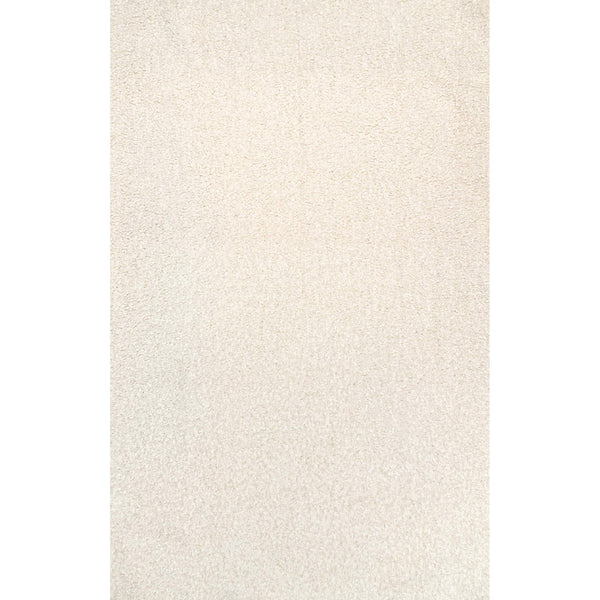 nuloom Marlow Soft Shaggy Faux Sheepskin Machine Washable Area Rug White