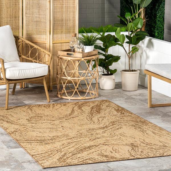 Nuloom Marsha Contemporary Indoor/Outdoor Area Rug Beige