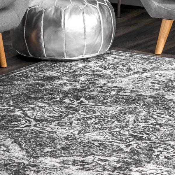 Nuloom Maryanne Transitional Medallion Area Rug Gray