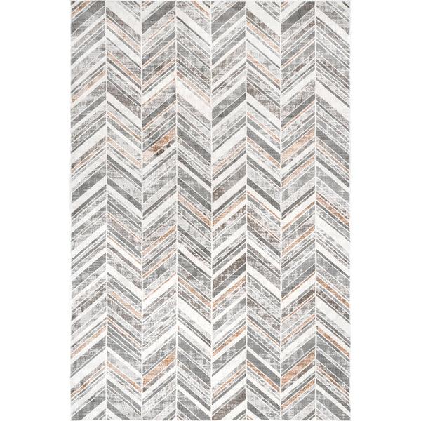 nuloom Masha Modern Abstract Chevron Area Rug Beige