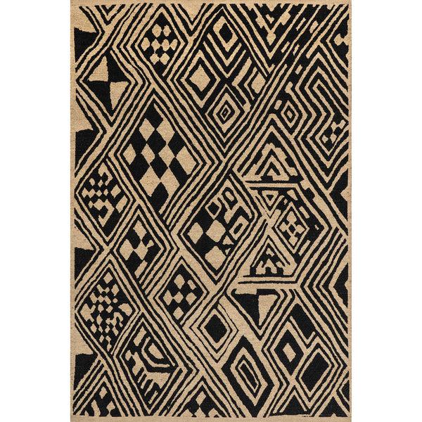 nuloom Merissa Tribal Lattice Jute Area Rug Natural