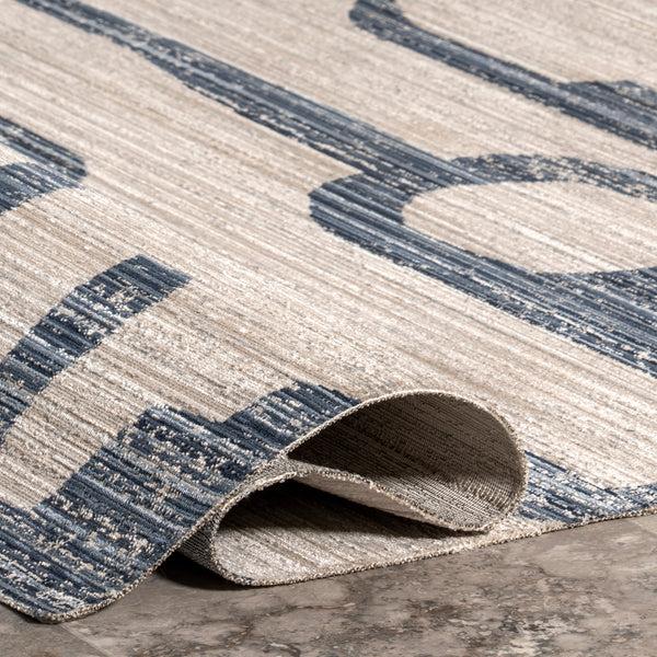Nuloom Milani Contemporary Machine Washable Indoor/Outdoor Area Rug Blue