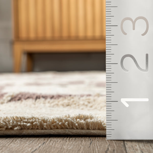 Nuloom Mirelle Lion Machine Washable Kids Area Rug Ivory