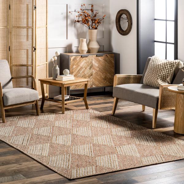 Nuloom Mitzy Casual Honeycomb Jute Area Rug Natural