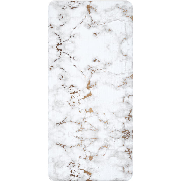 nuloom Modern Marble Anti Fatigue Kitchen or Laundry Room Comfort Mat Beige
