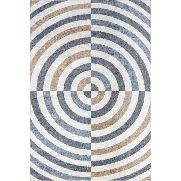 nuloom Modern Swirls Machine Washable Area Rug Blue