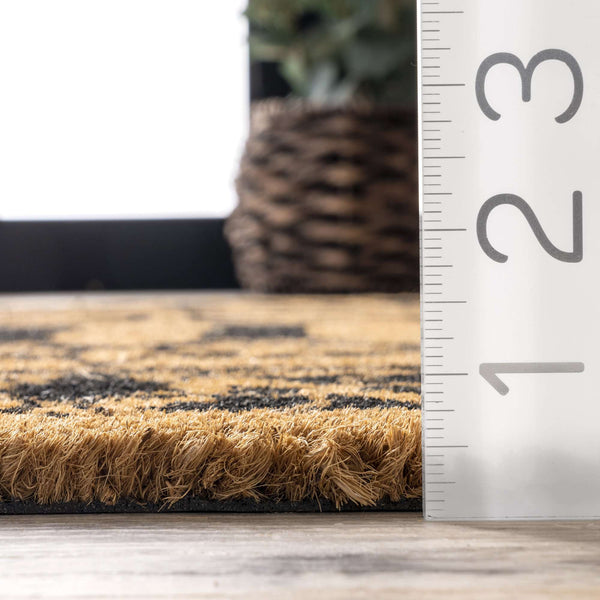 Nuloom Monogrammed Outdoor Welcome Door Mat Letter D