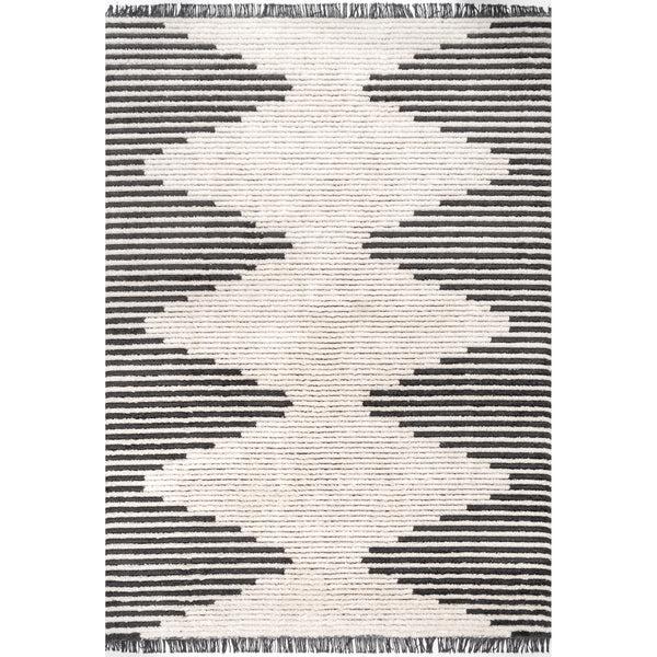nuloom Morgan Contemporary Shag Fringe Area Rug Beige