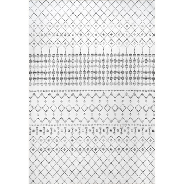 nuloom Moroccan Blythe Machine Washable Area Rug Gray