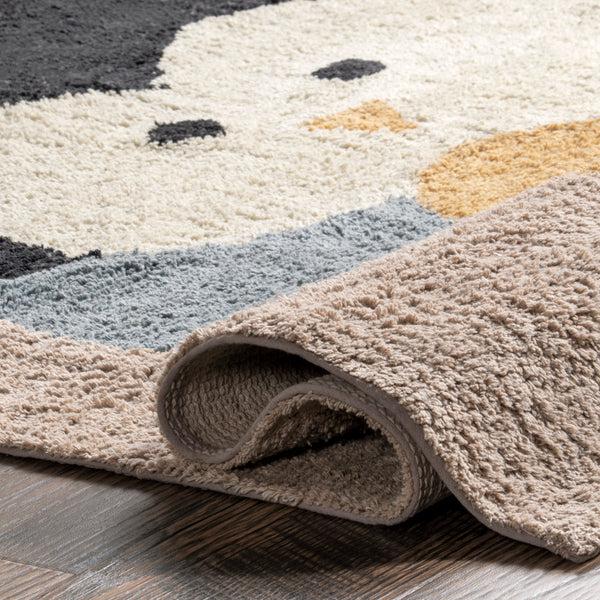 Nuloom Mosby Penguin Machine Washable Kids Area Rug Brown