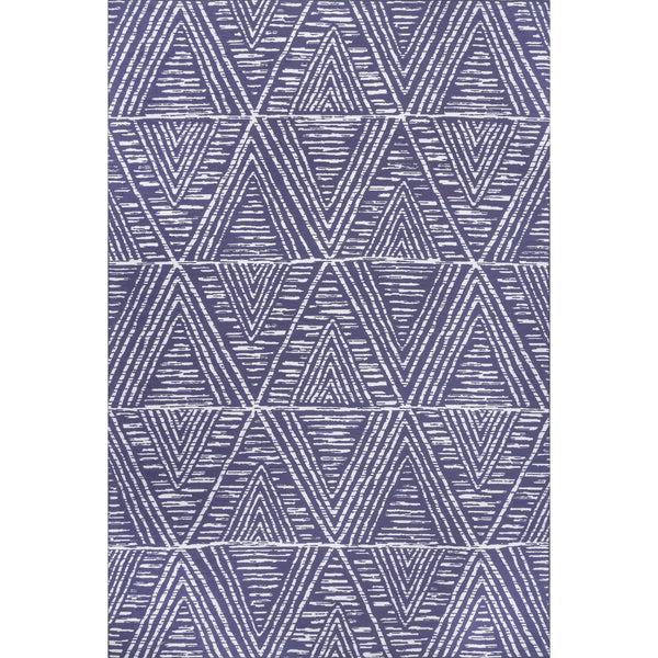 nuloom Nelle Tribal Machine Washable Indoor/Outdoor Area Rug Blue