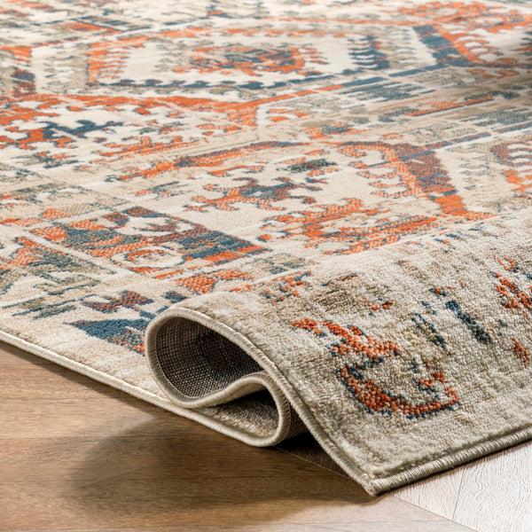 Nuloom Niamh Distressed Ethnic Motif Area Rug Beige