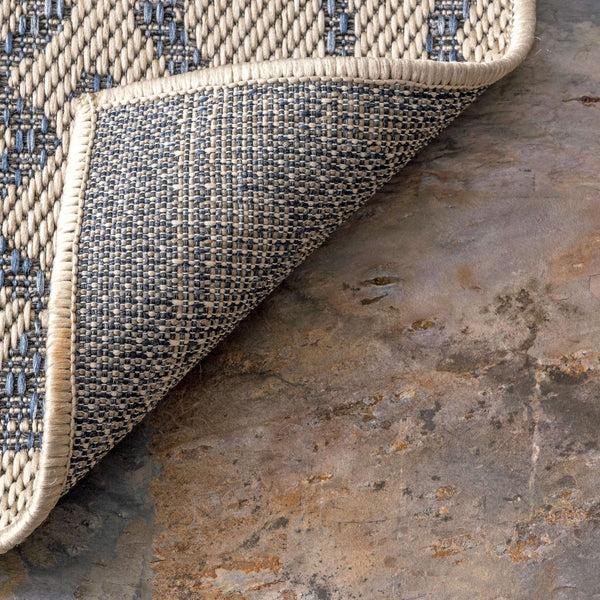 Nuloom Noemi Tribal Relief Indoor/Outdoor Area Rug Light Grey