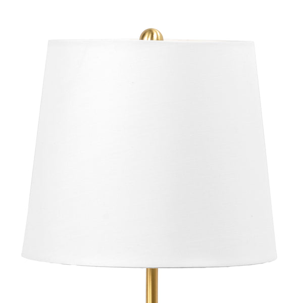 Nuloom 17-inch Gold Crystal Table Lamp Clear