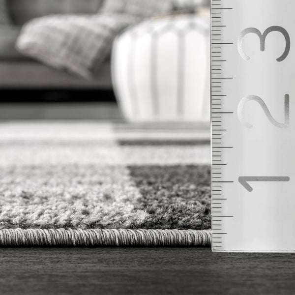 Nuloom Aisha Buffalo Plaid Area Rug Grey