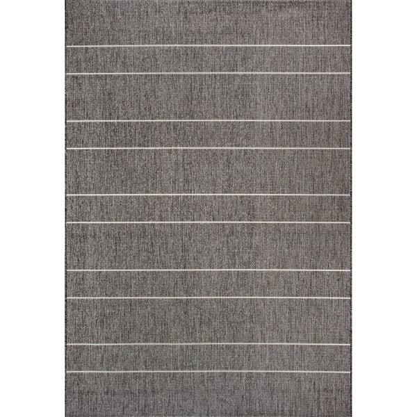 Nuloom Alaina Indoor/Outdoor Striped Area Rug Grey