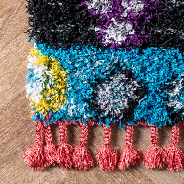 Nuloom Alane Moroccan Tassel Shaggy Multi
