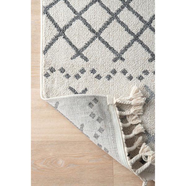 Nuloom Alara Modern Trellis Tassel Beige