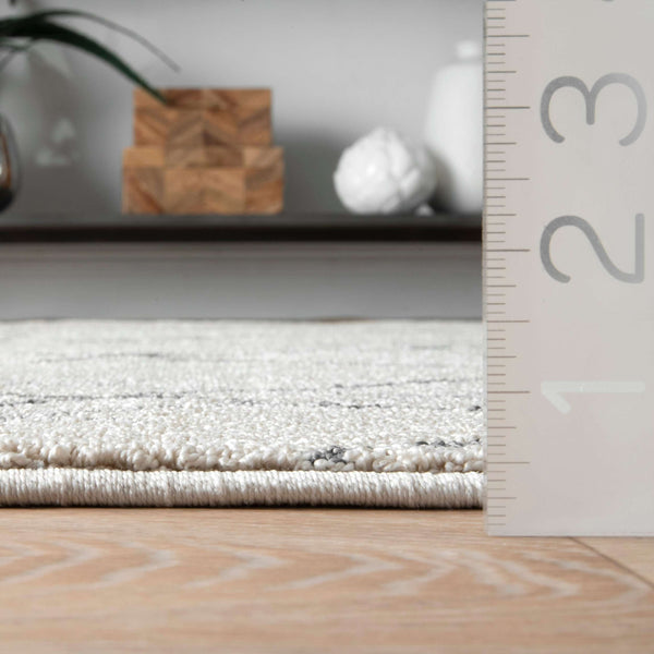 Nuloom Alara Modern Trellis Tassel Beige